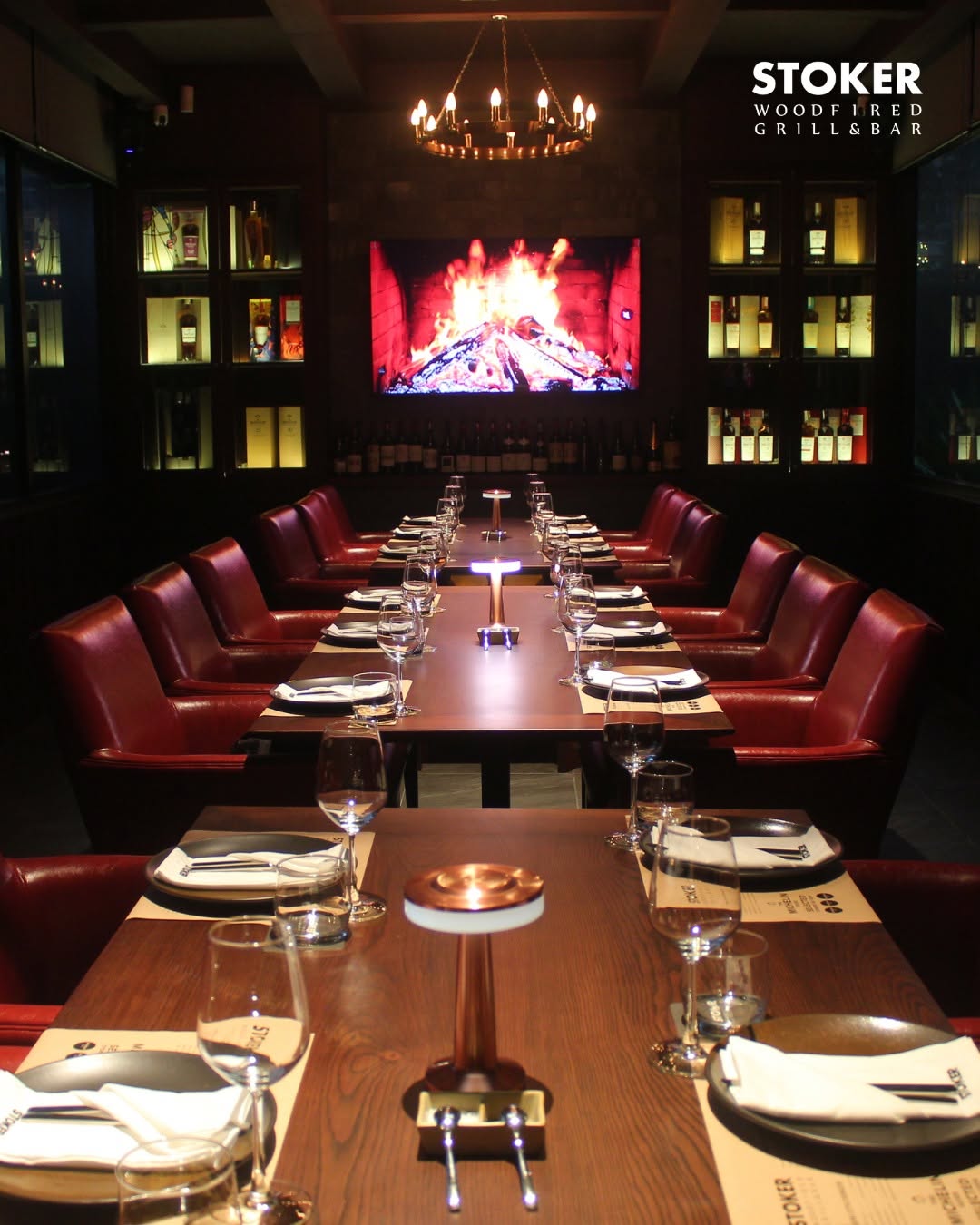 Private dining room at Stoker