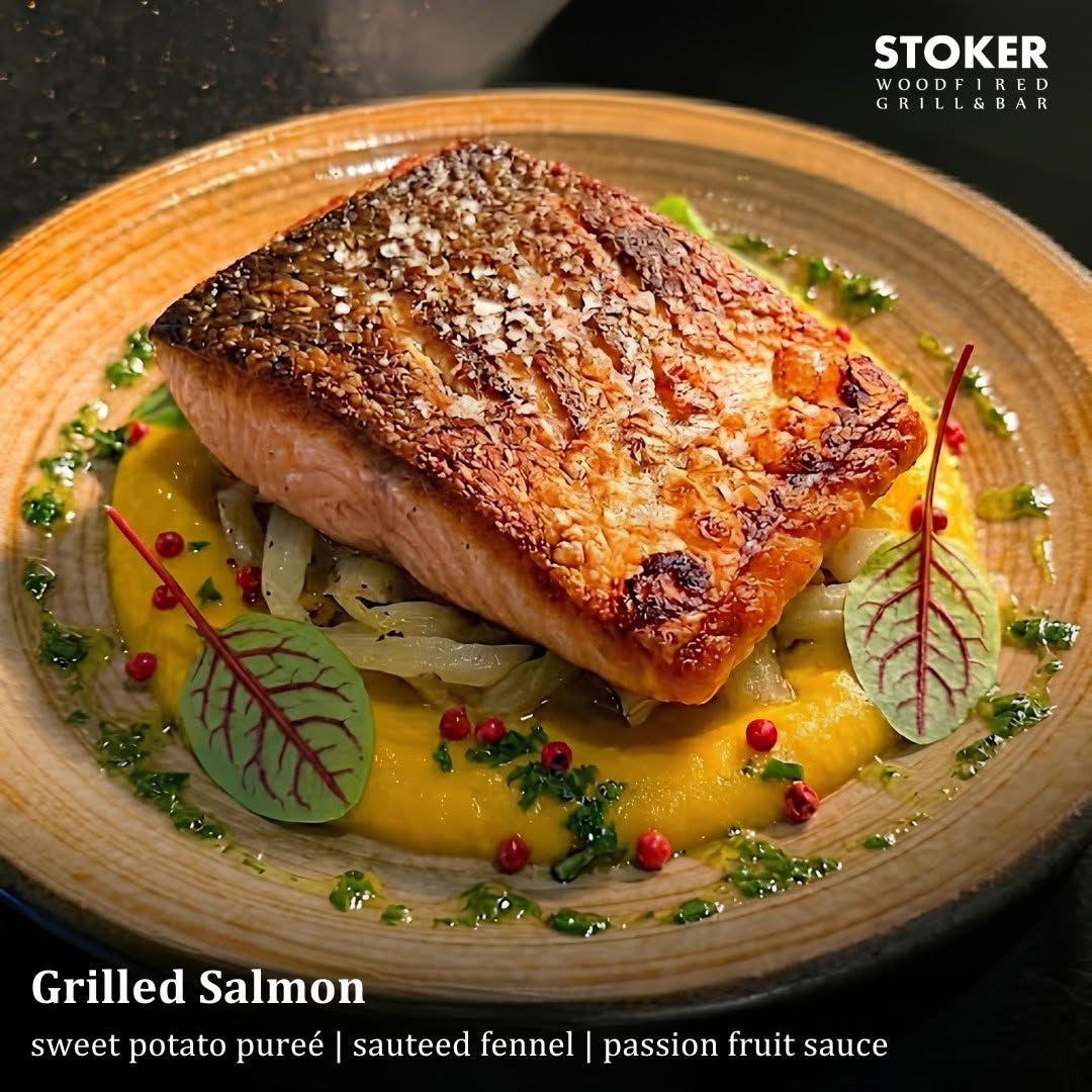 Grilled salmon