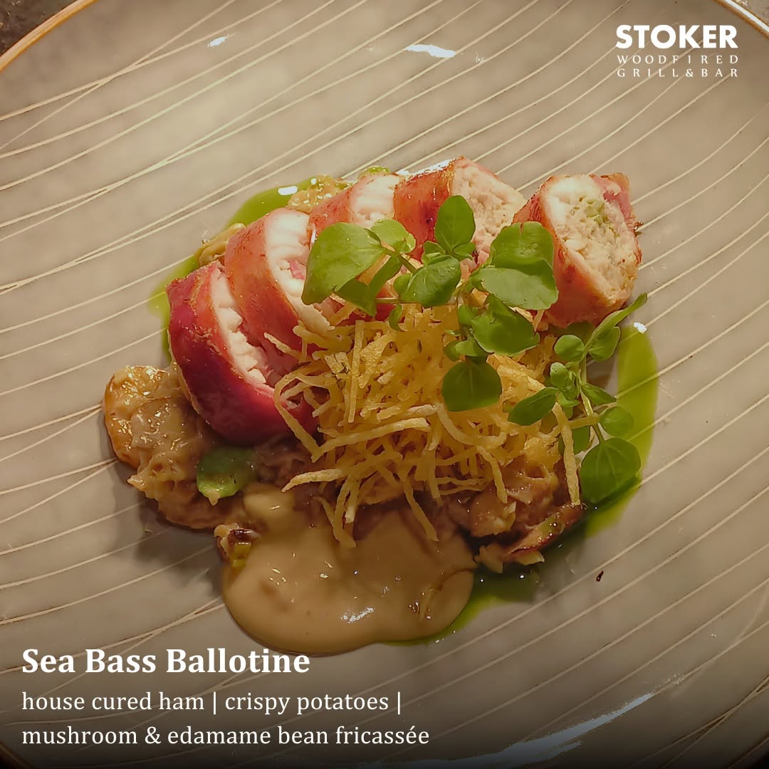 Sea bass ballotine