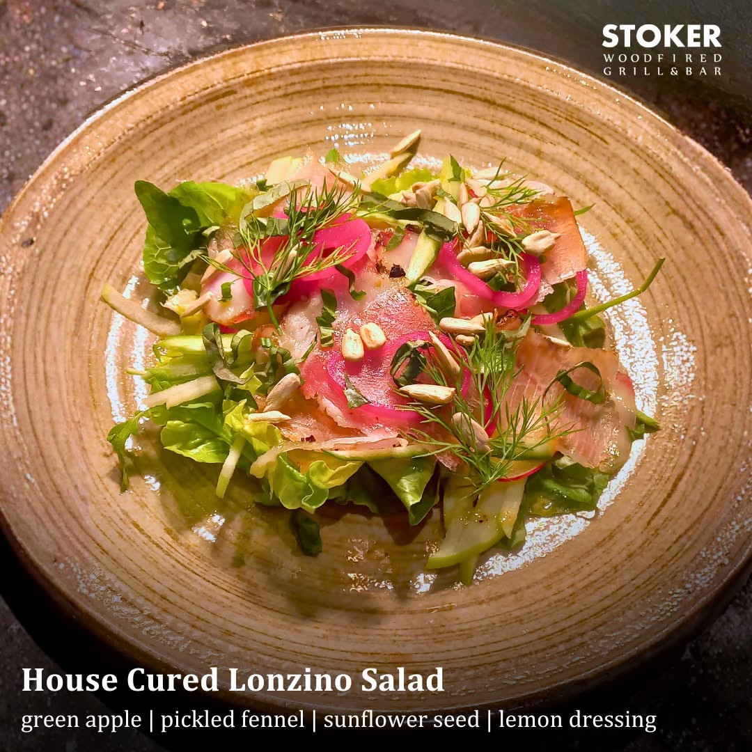House cured lonzino salad